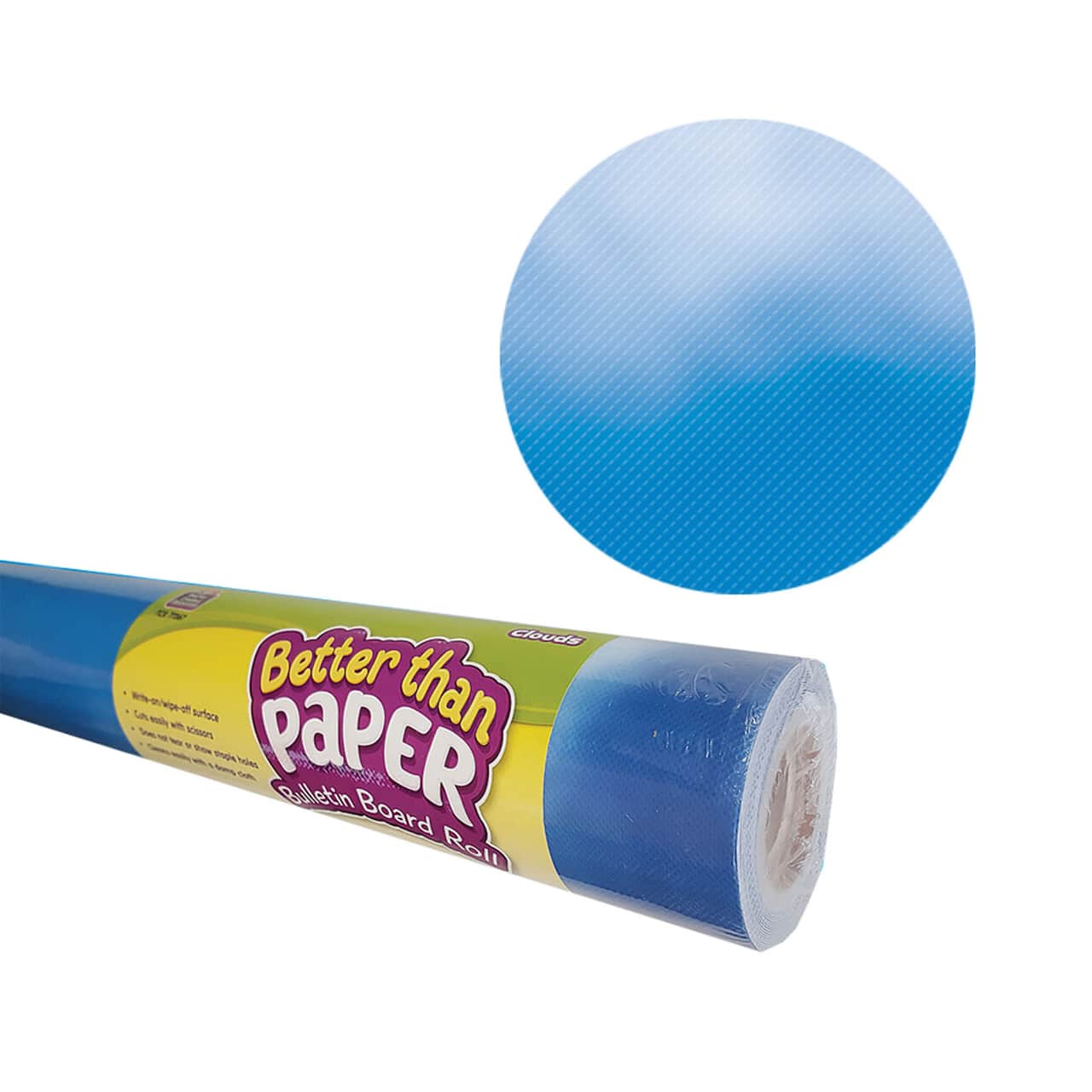 Teacher Created Resources Better Than Paper® 4' x 12' Clouds Bulletin Board Roll, 4ct.
